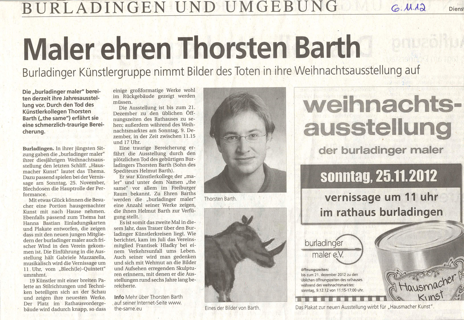  vom 6. November 2012